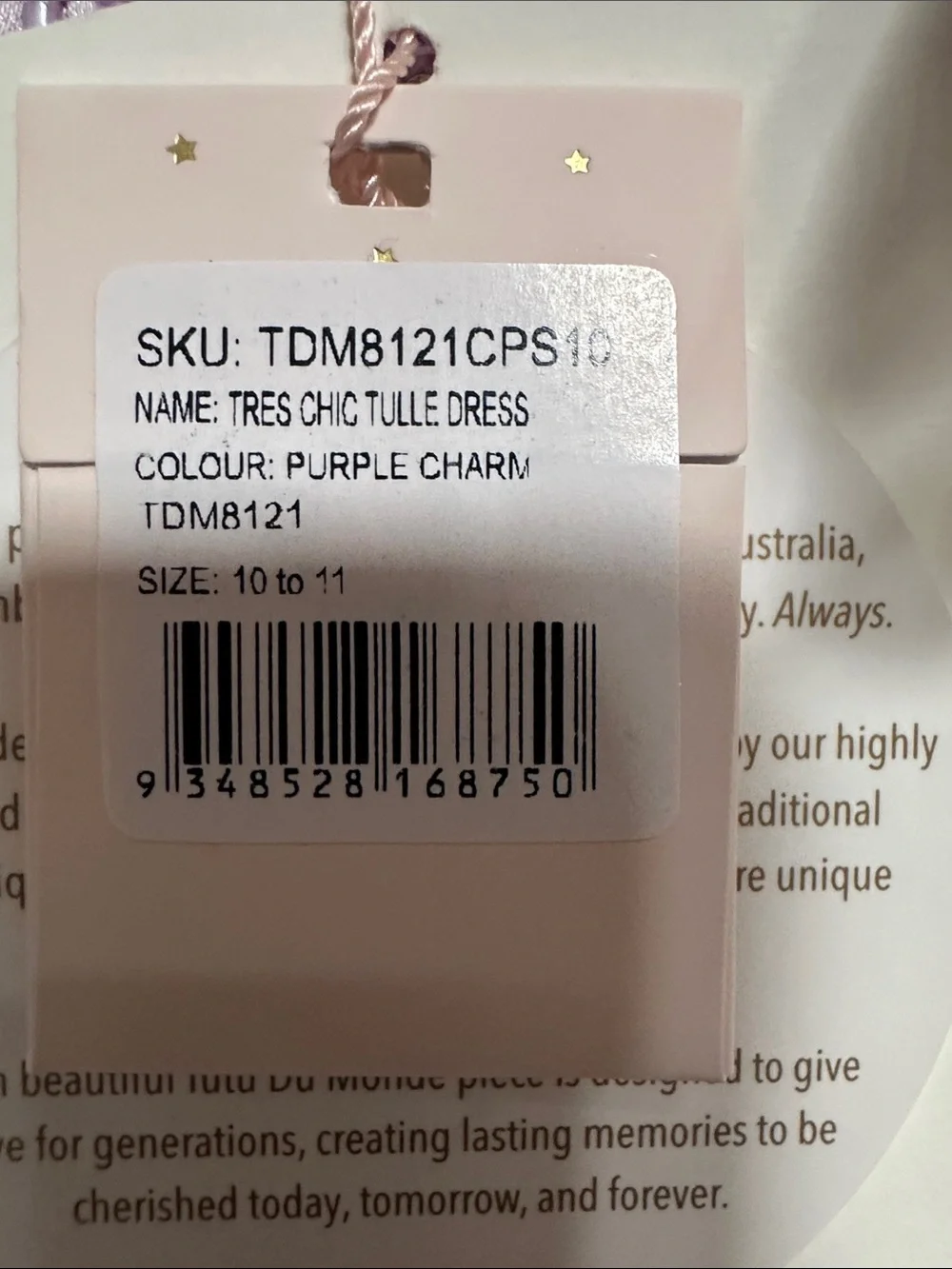 Tutu Du Monde Lilac Embellished Tulle Dress